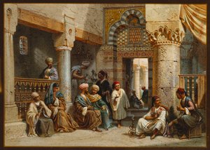 Antiga casa de café árabe